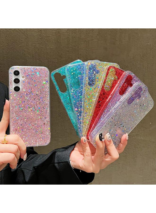 S-TOP Case For Samsung Galaxy S24 FE 5G Glitter Sequins Epoxy TPU Phone Case - Image 3