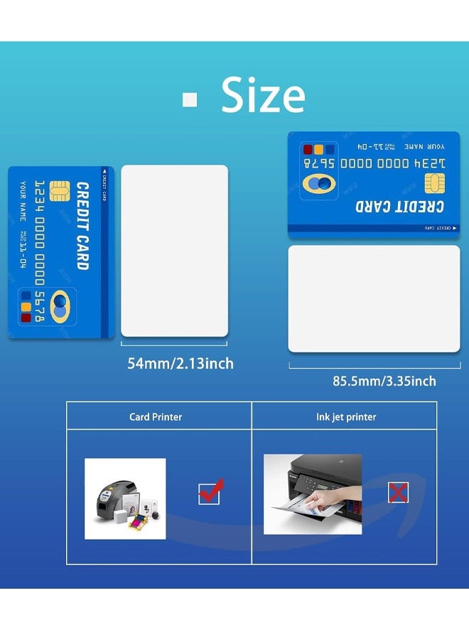 Generic - 10/20/50/100/200Pcs NFC Tags NFC Cards NTAG215 Blank Printable NFC Card ISO Size PVC Cards NFC Chip Compatible with iPhone TagMo and All NFC Enabled Device - Image 1