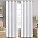 H.VERSAILTEX H.VERSAILTEX White Curtain 84 inches Long for Living Room Thermal Insulated Window Treatment Panel/Drape for Dining - Image 2