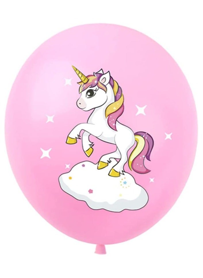 SOLARAE Unicorn Birthday Decorations Happy Party Balloons Banner Supplies Large Decor For Boys Men Kids Baby Shower - Image 5