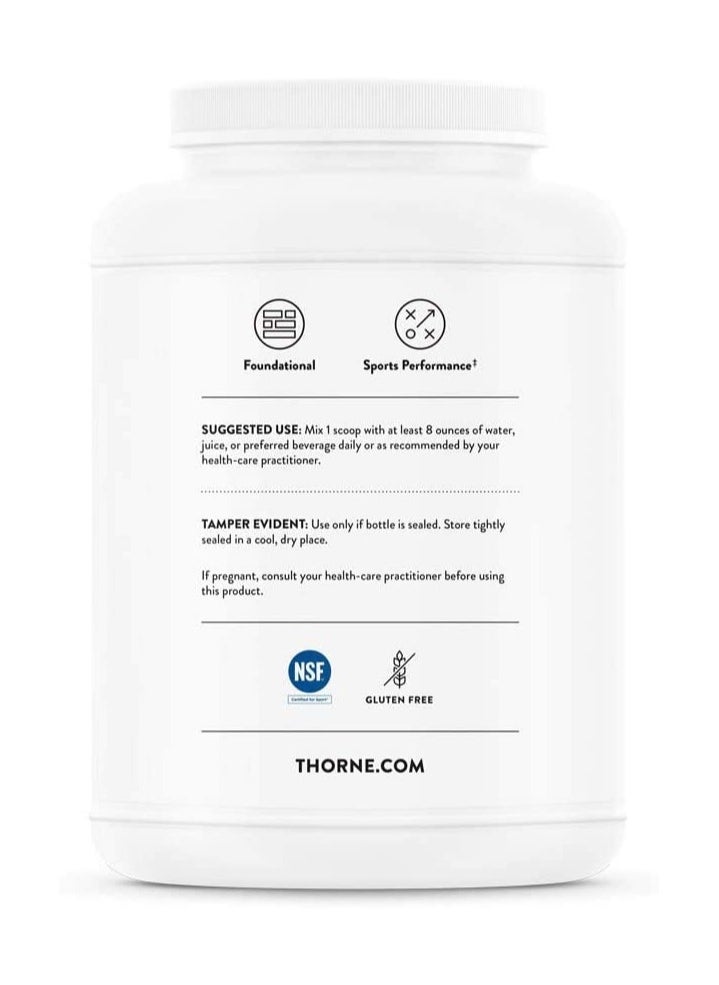Thorne - Whey Protein Isolate Chocolate Flavored 31.9 Oz (1.99 LB)  906 G Dietary Supplement - Image 1