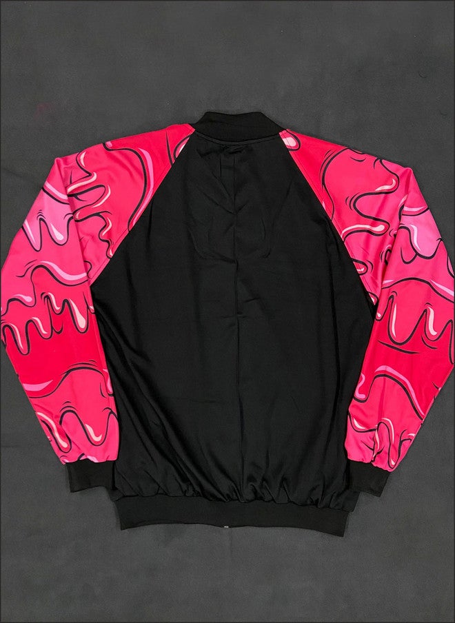 URBAN PITARA SpongeBob SquarePants Lightweight Bomber Jacket with Graphic Print and Embroidery - Image 2