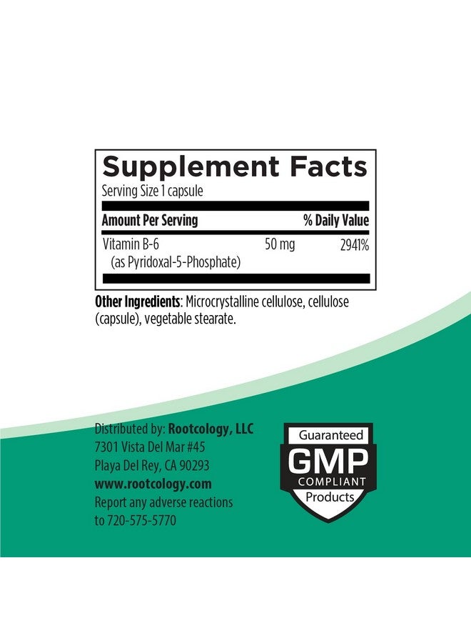 Rootcology P5P Active Vitamin B6 To Support Balanced Mood And Healthy Response To Stress (120 Capsules) - Image 5