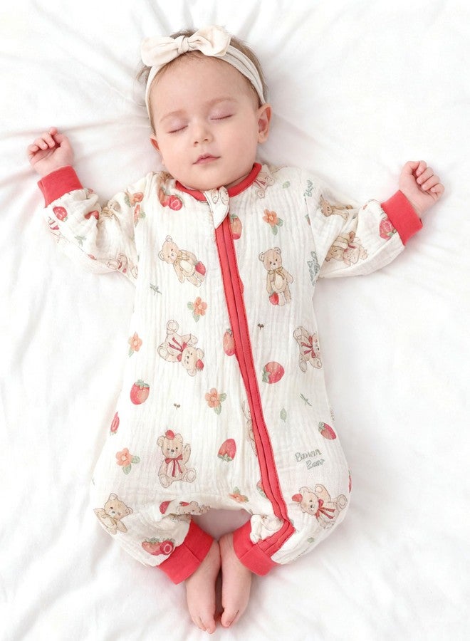 CARETOO Newborn Sleep Sack with Legs Baby Sleepsuit Sleeping Bag Infant Wearable Blanket for Long Sleeve Sleep Sack 0-3 Months - Image 2