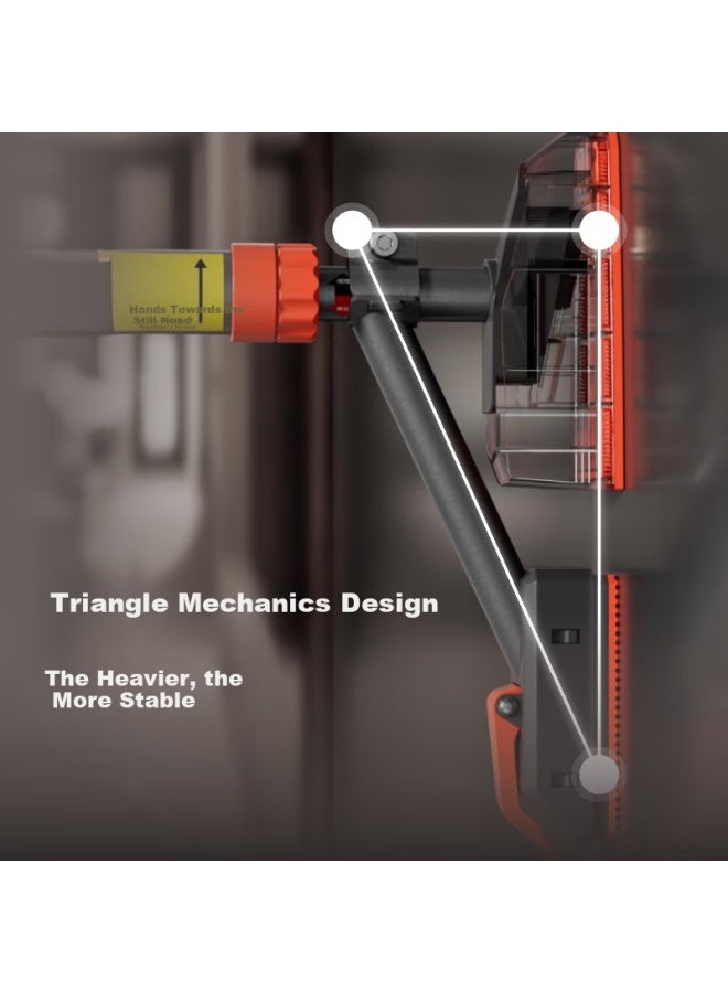 Keep بار سحب داخلي قابل للتعليق من Keep - بار واحد لفتحة الباب - دعم مقسم بقدميْن - متوسط وطويل - Image 4