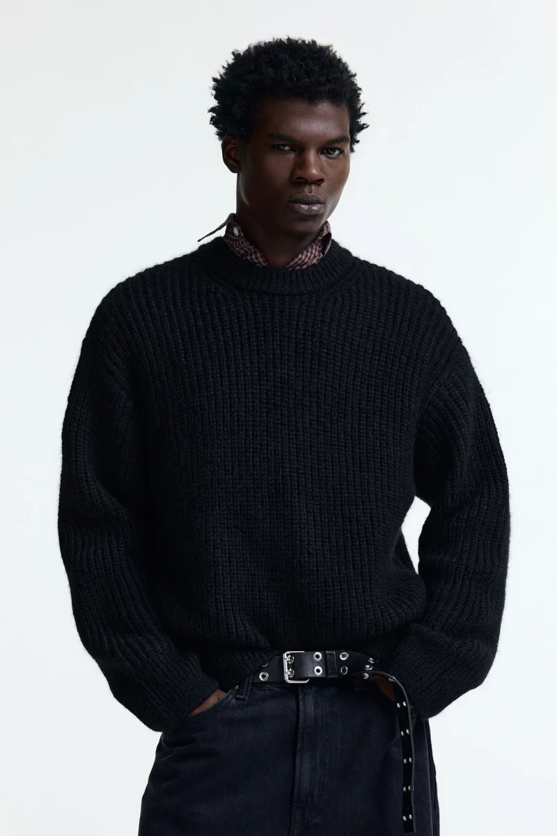 H&M Loose Fit Rib-knit jumper