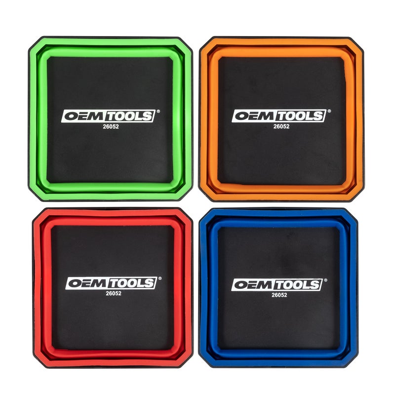 OEMTOOLS 26052 Magnetic Tray, Collapsible Magnetic Screw Holder, 4-Pack, Automotive Tool Storage - Image 5