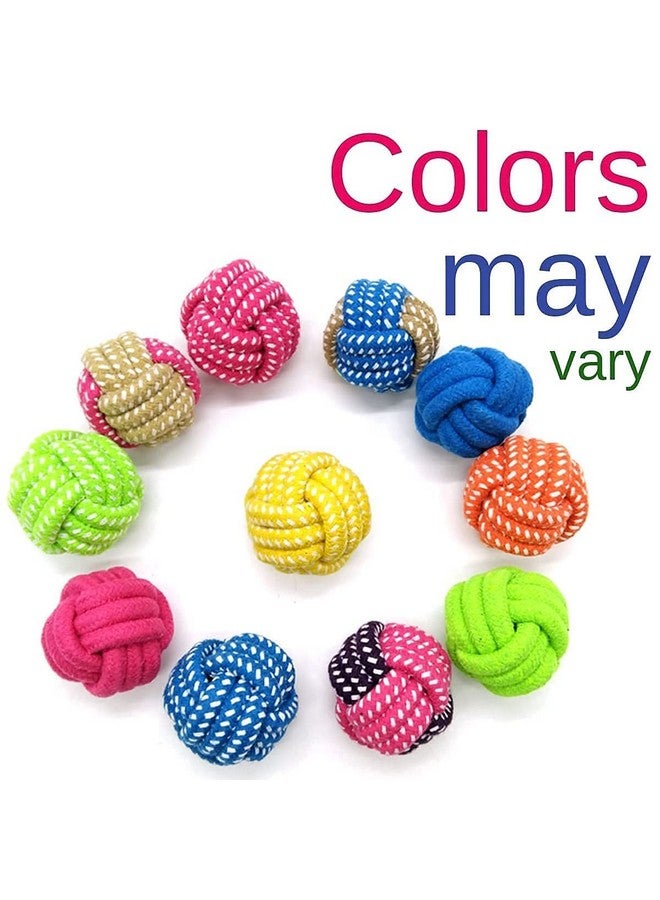 مجموعة ألعاب مضغ حبل قطني للكلاب للجراء والكلاب الصغيرة - (حبل مكون من عقدتين + كرة قطنية) مجموعة هدايا لعبة حبلية غير سامة قابلة للغسل لتدريب الجراء على التسنين واللعب والمضغ - Image 3