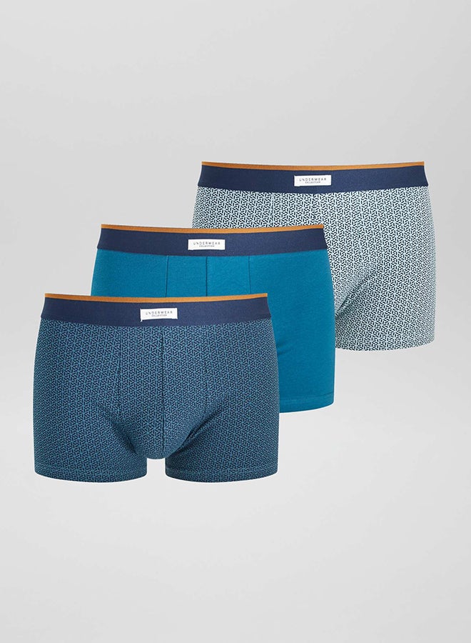 Kiabi Pack of 3 pairs of stretch boxer shorts  - Image 1