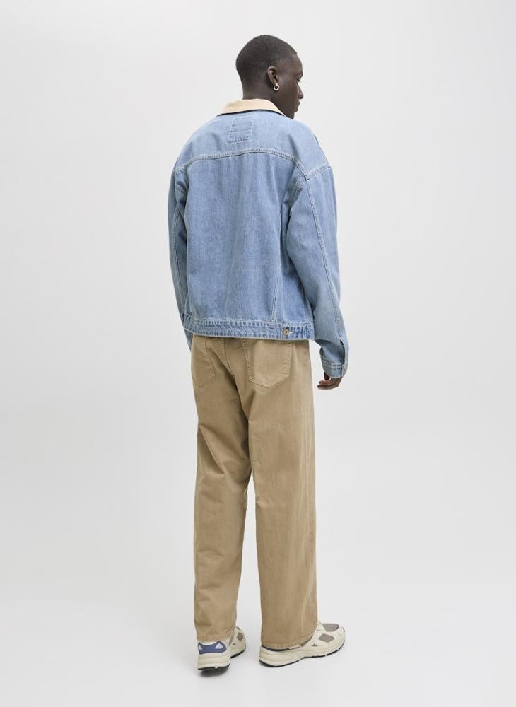 جاك اند جونز بنطلون واسع الساق بخمسة جيوب - Image 2