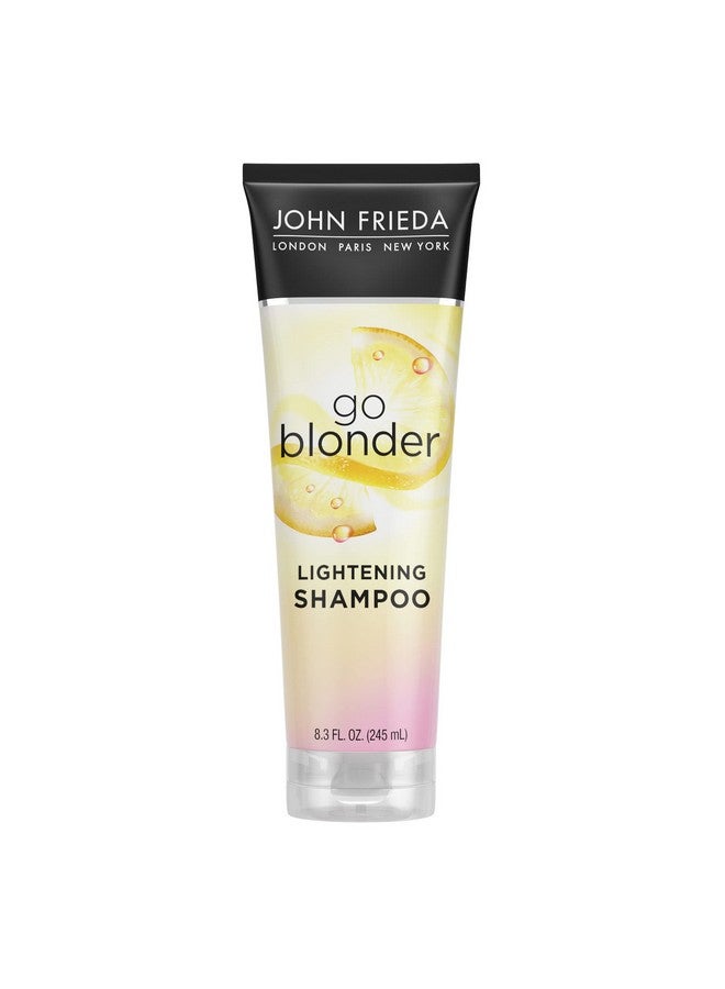 John Frieda Go Blonder Lightening Shampoo For Blonde Color-Treated Hair, Paraben, Phthalate, Silicone And Ammonia Free, Cruelty Free, Vegan Friendly Shampoo 8.3 Oz Bottle - Image 1