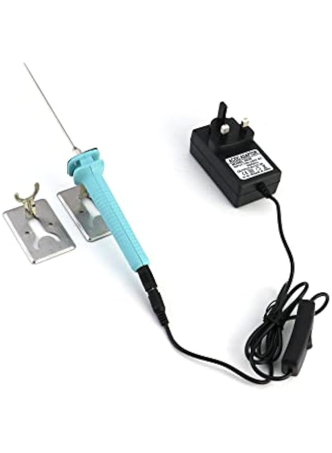 Starwell Electric Foam Cutter,100-240V 15W Polystyrene Cutter Styrofoam Cutting Pen,10CM Hot Wire Cutting Pen for Foam Carving, DIY Crafts, Model Making (include 1PC metal stand) - Image 1