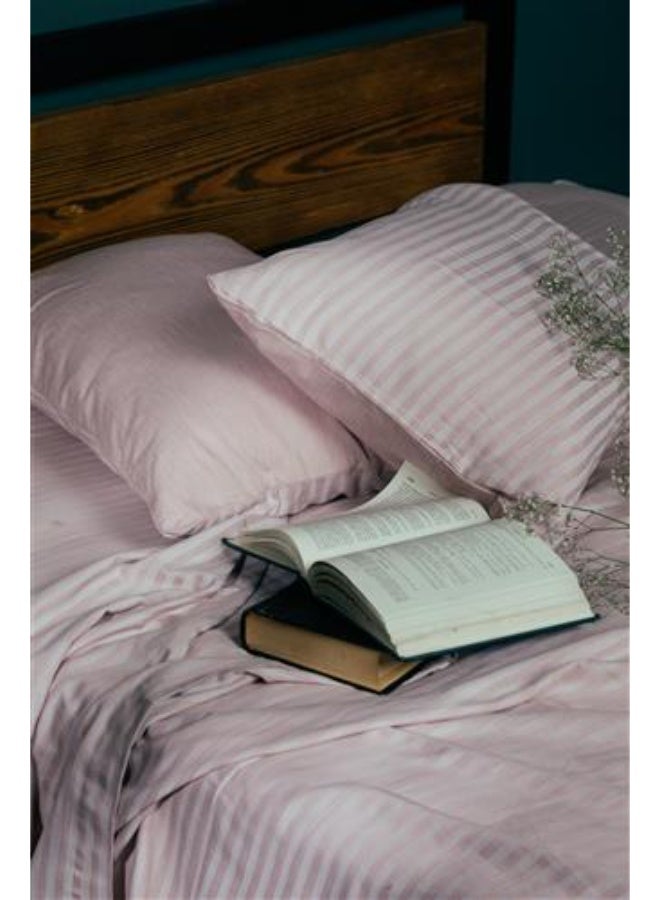 Jlinens Innovative Fitted Sheet Set with Built-In Pouch – 100% Cotton, Ultra-Soft & Breathable | Deep Pocket Design | Includes 2 Matching Pillowcases (50x70 cm) | Convenient Bedside Storage - Image 5