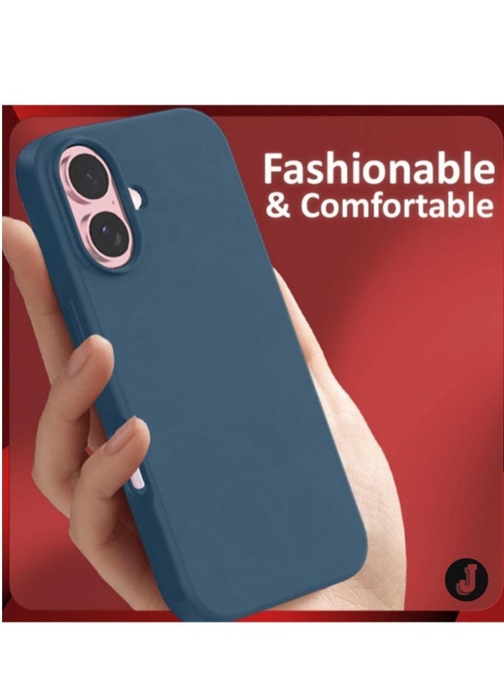 JAJEEK Liquid Silicone Case for iPhone 16 – Ultra Slim Design with Soft Anti-Scratch Microfiber Lining & Drop Protection - Image 5