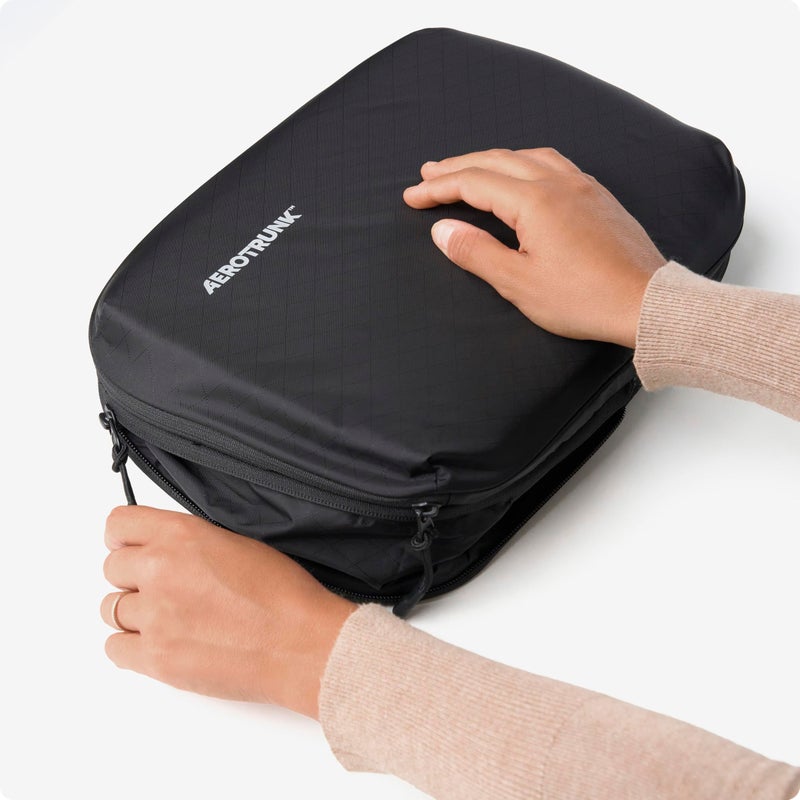 Aerotrunk Ultralight Compression Packing Cubes - Lightweight Travel Organizers for Suitcases and Luggage (6-Pack, Black) - Image 2