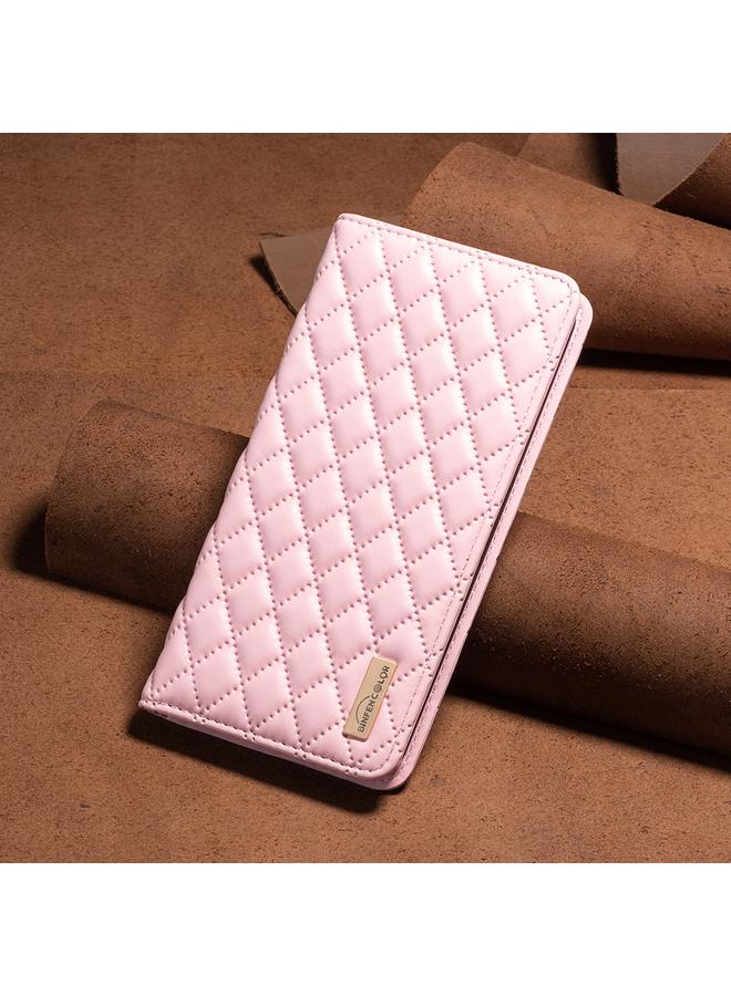 S-TOP Case For Motorola Moto G85 Diamond Lattice Magnetic Leather Flip Phone Case - Image 2