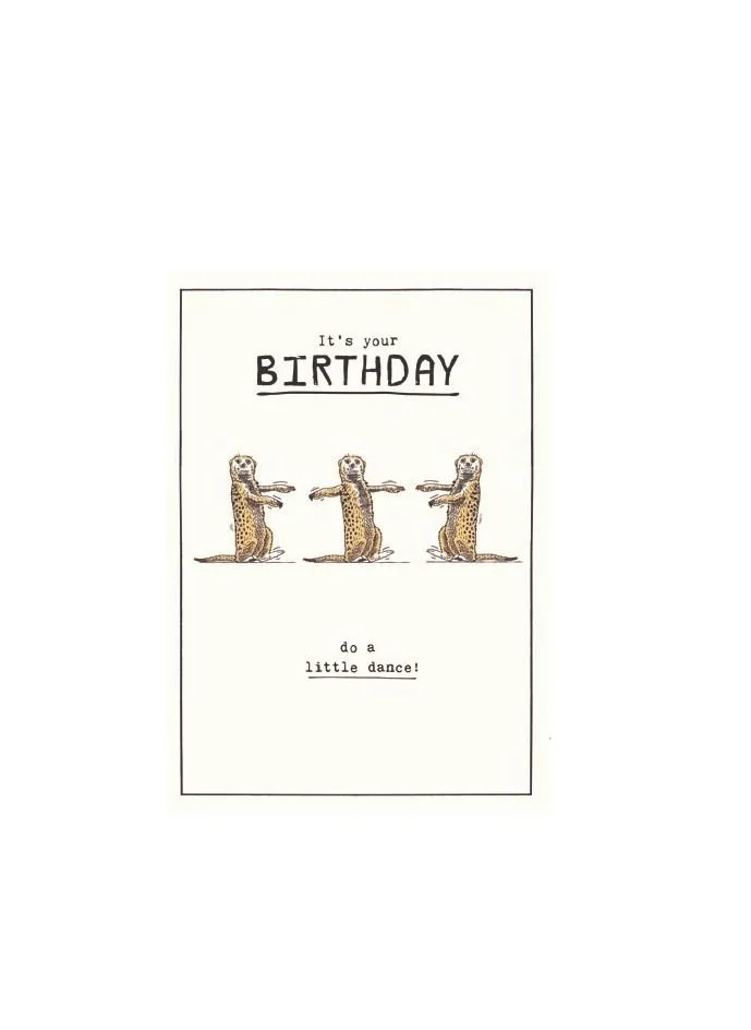 بيجمينت It's Your Birthday Do A Little Dance Greeting Card