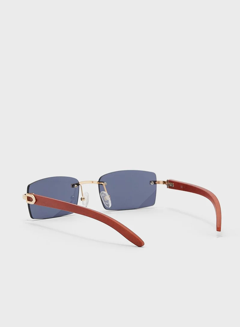 Seventy Five Rectangular Sunglasses