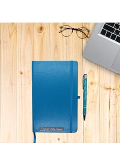 Ada Lazer Personalized Leather Undated Agenda and Pen Set  - Image 1