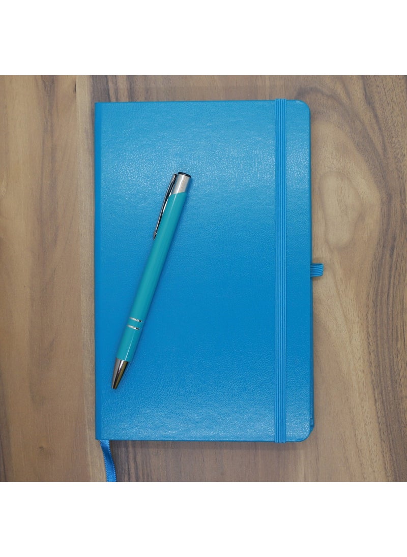 Ada Lazer Personalized Leather Undated Agenda and Pen Set  - Image 2