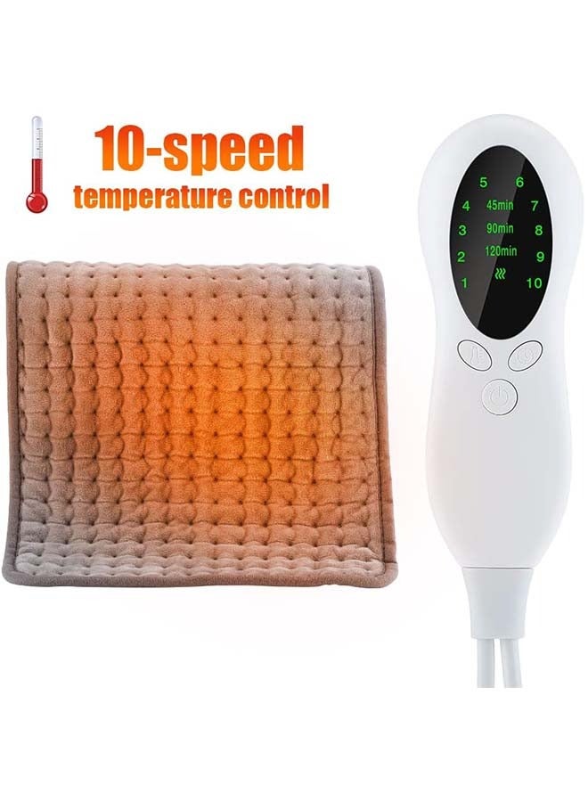 ADDFiT Electric Heating Pad Massage for Back Pain and Cramps, Ultra-Soft Fast Heating Pad 2024 New with 6 Temperatures and 4 Timer Settings, Machine Washable, Moist & Dry Therapy for Neck  - Image 5