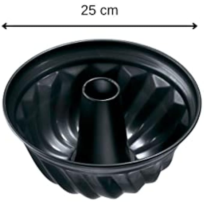 Zenker Fluted Round Tin 25 Cm Size Black 984 Baking Pan Z6527 - Image 2