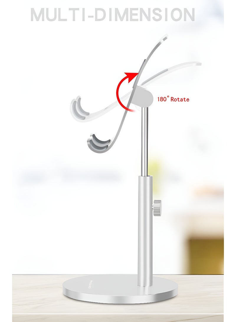 Yesido Adjustable Desktop Mobile and Tablet Holder Aluminum Alloy Phone Holder Model C70 - Image 4