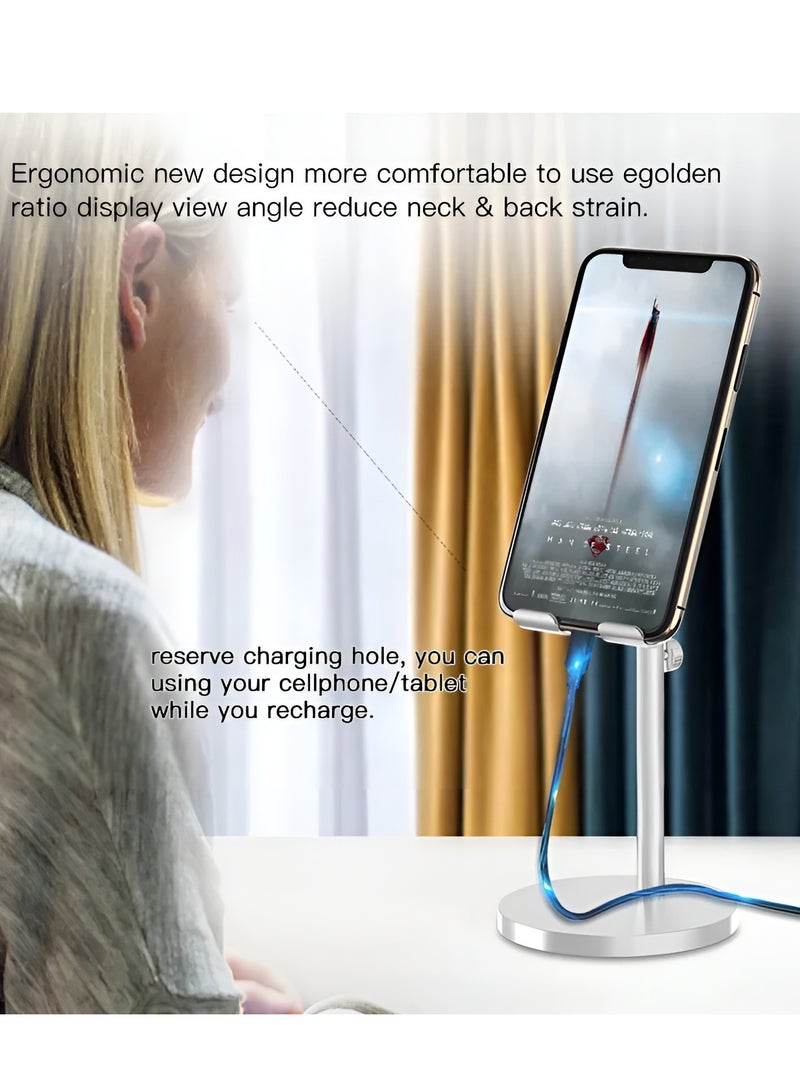 Yesido Adjustable Desktop Mobile and Tablet Holder Aluminum Alloy Phone Holder Model C70 - Image 3