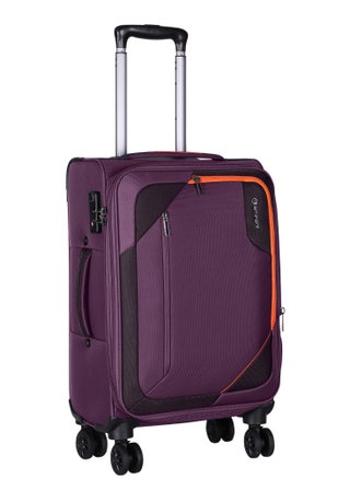 Expandable Luggage Trolley Bag Soft Suitcase for Unisex Travel Polyester Shell Lightweight with TSA lock Double Spinner Wheels E765SZ Carry On 20 Inch Purple - pzsku/Z61C58E1E09C59F1E9B3CZ/45/1746708145/f1bc1069-e511-4f2e-91ff-93023362051a