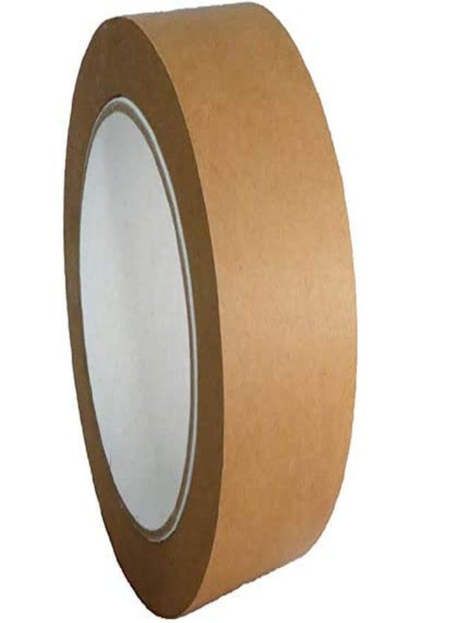 Globe Tech Eco Friendly Paper Adhesive Tape, 1 inch x 50 Meters, Brown Paper Packaging Tape, Strong Adhesive Paper Tape for Packaging. (1 Inches) - Image 1