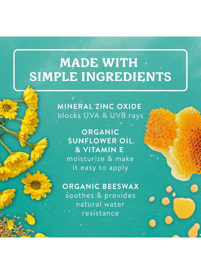 Badger, Baby Mineral Sunscreen Cream, SPF 40, Chamomile & Calendula (87 ml) - Image 3