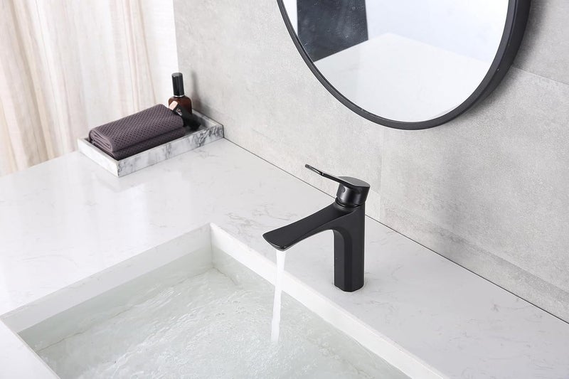 BRIMIX Single Lever Basin Mixer Faucet - Brushed gold - Image 4