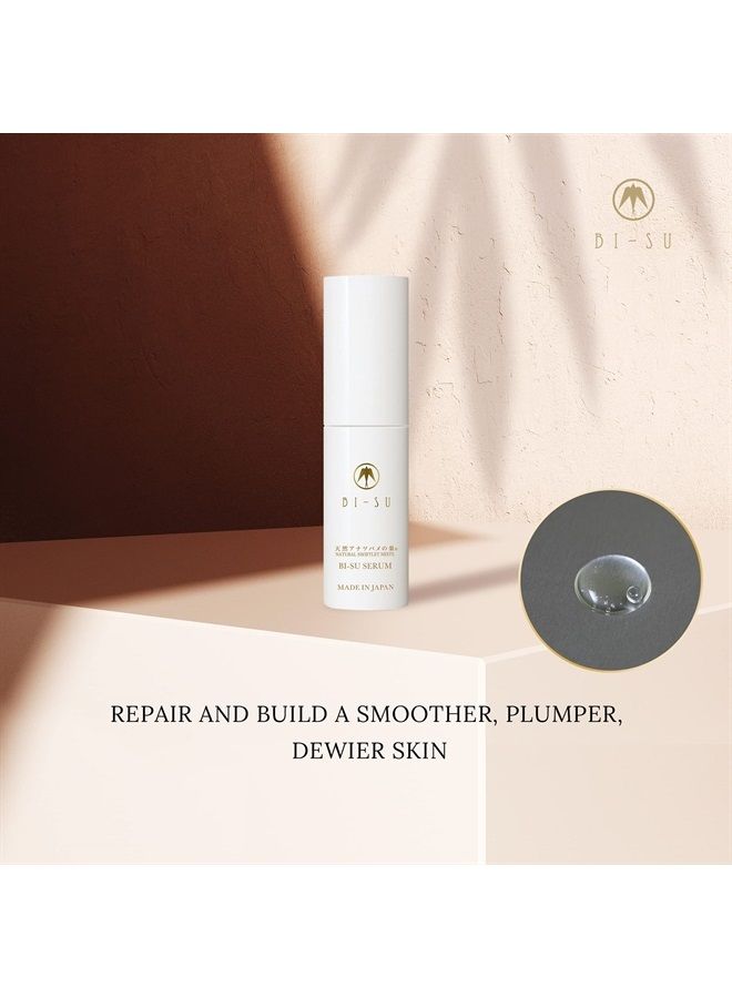 BI-SU Moisturizing Facial Serum with Bird's Nest Extracted Essence and Collagen, Japan Anti-aging Skin Care Experience, Maintain Elasticity, Instant Hydrating, No Oiliness, 1 fl.oz, 30ml - Image 2