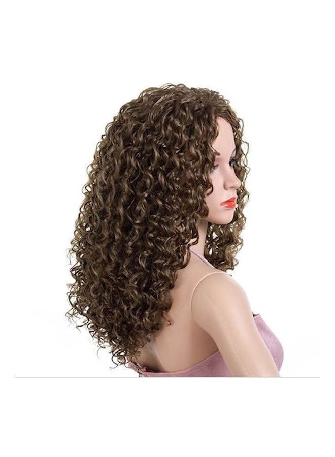 NIBEMINENT Afro Curly Hair Wig Yellow - Image 3