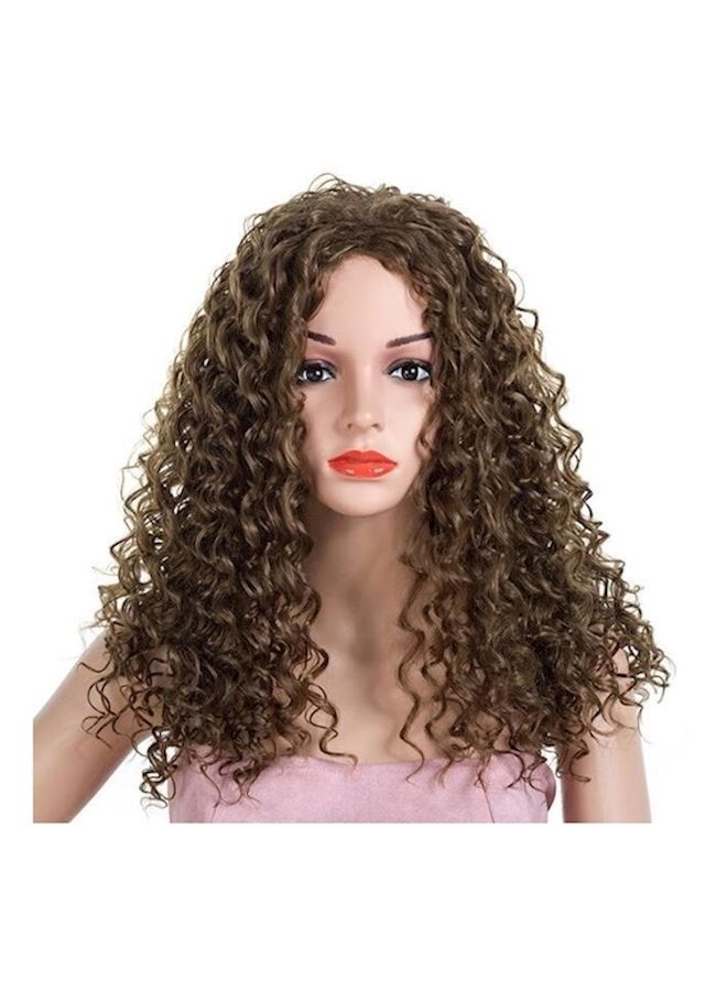 NIBEMINENT Afro Curly Hair Wig Yellow - Image 2