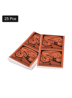 MECCANIXITY Cargo Aircraft Only Label Peel Off Paper Adhesive Shipping Label 4.68 X 4.29 Inch Pack Of 25  - Image 3