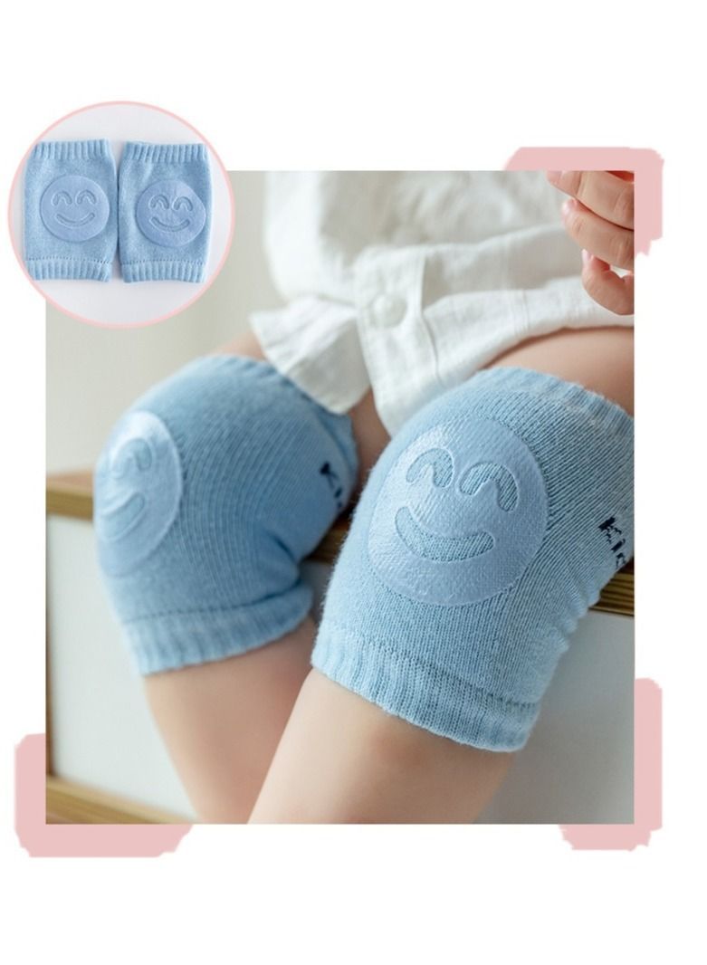 Y&D 5 pairs baby knee pads for Crawling anti-slip padded stretchable elastic cotton soft breathable and comfortable cap elbowsafety protector (multi color) - Image 3