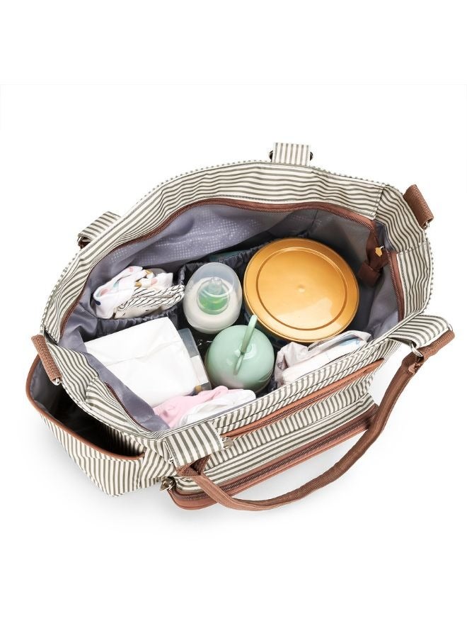 turtees Set Of 6 Diaper Bag With Hooks And Nappy Changing Mat - Image 2