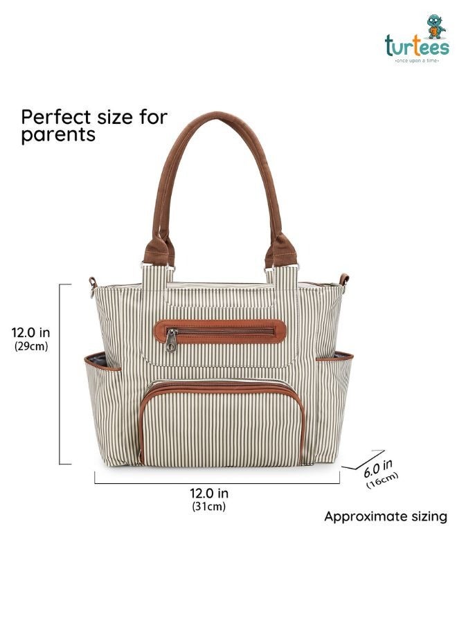 turtees Set Of 6 Diaper Bag With Hooks And Nappy Changing Mat - Image 3