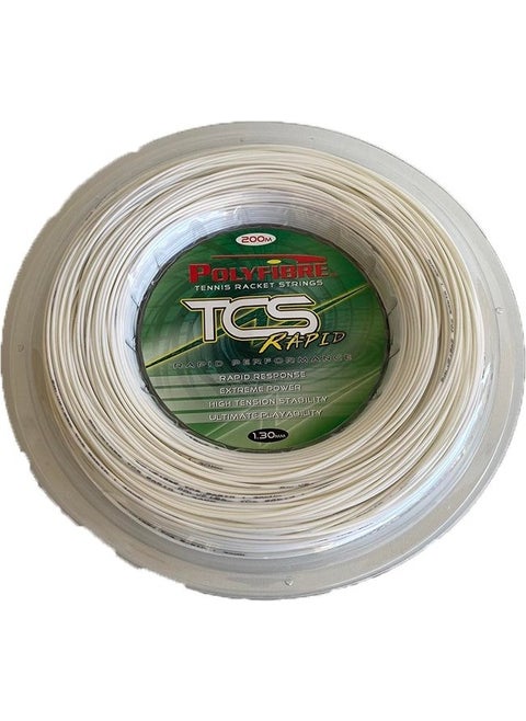 Polyfibre Tcs Rapid Tennis Racket String Wire 1.30MM 200M