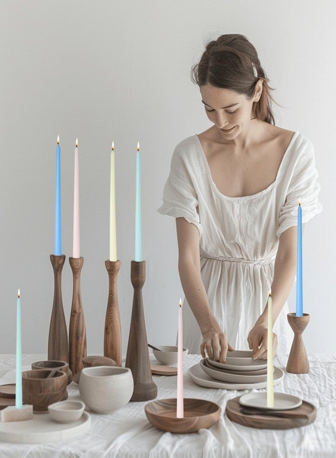 LPUSA Colored Tall Taper Candles 12 inch Unscented Smokeless Long Tall Tapered Candle for Candlesticks Sticks Wedding Advent Home Decor Dinner Christmas，Set of 12 - Image 5