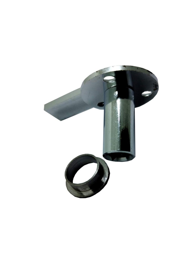 Khanjan Brass Industries - Khanjan Heavy Duty Brass Made Chrome Plated Hasp Latch Lock for Furniture and Door Hardware Security Sliding Door Buckle Door Guard Door for Window Cabinet Fitting Accessories Pack of1 - Image 1