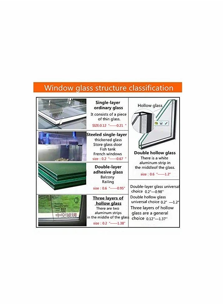 Generic - New Updated Magnetic Window Cleaner Double Sided, Outside Window Cleaner Tool (Glass Thickness（0.1-0.4In）) - Image 1