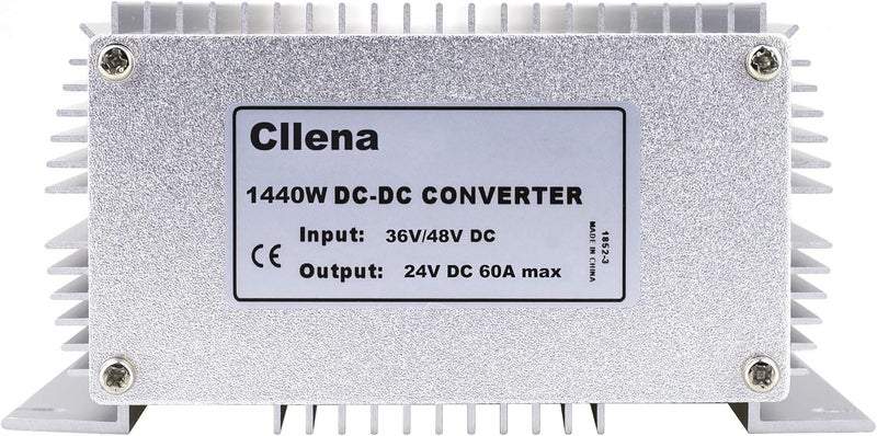 Cllena 36V/48V to 24V DC/DC Buck Converter, 60A, 1440W, Waterproof - Image 5