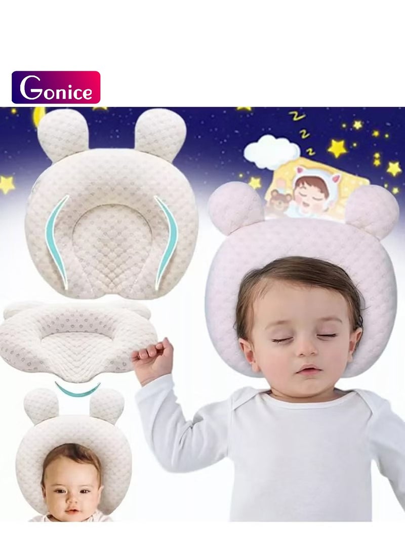Prevention of flat head oblique brain syndrome in infants with pillows