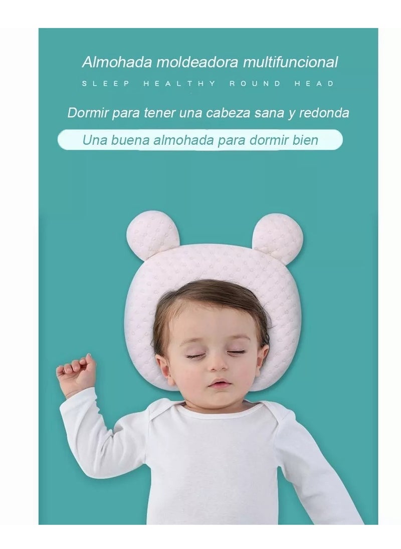 Prevention of flat head oblique brain syndrome in infants with pillows