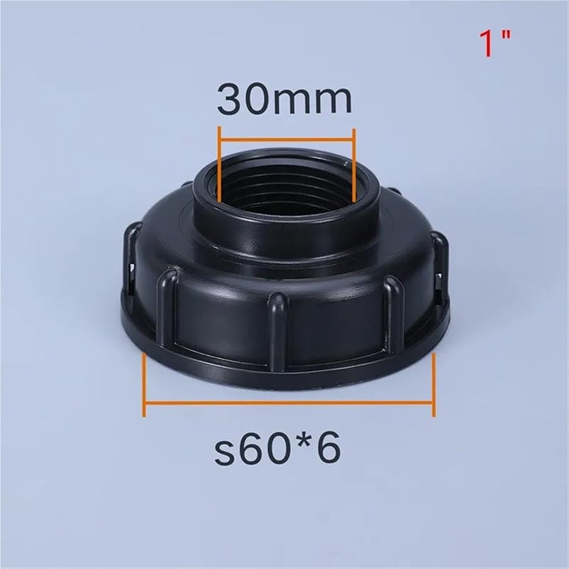 1 بوصة محول استبدال صمام خزان IBC خيط S60X6 إلى موصل خرطوم الحديقة - Image 3