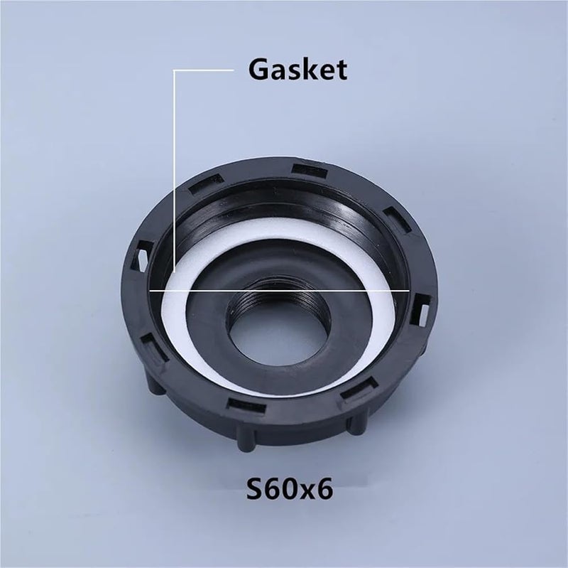 1 بوصة محول استبدال صمام خزان IBC خيط S60X6 إلى موصل خرطوم الحديقة - Image 5