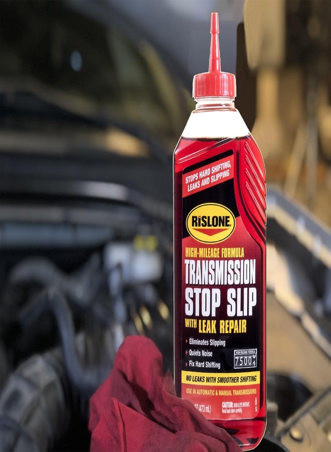 Rislone High Mileage Transmission Stop Slip with Leak Repair, 16.9 oz - Image 3