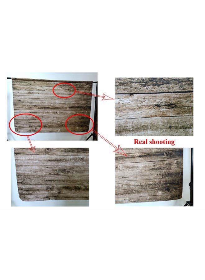 Kate 7x5ft Microfiber Rustic Wood Texture Backdrops for Photoshoot Vintage Wooden Wall Photo Background Adults Kids Portrait Backdrop Props - Image 4